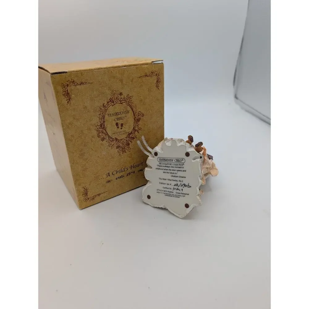 Boyds Bear Yesterdays Child Dollstone Heather Dress Rehearsal Figurine 3573 MIB